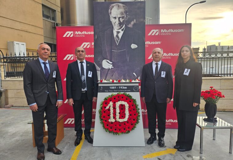 Atamızın İzinde Üretmeye Devam: Mutlusan’da 10 Kasım Anması