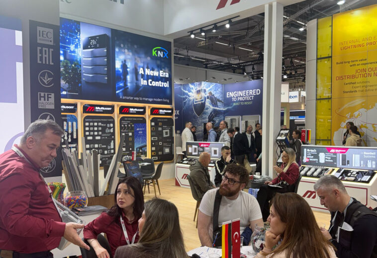 Mutlusan Elektrik olarak, Light + Building 2026’da KNX Tabanlı Akıllı Ev Sistemlerimizi Tanıttık