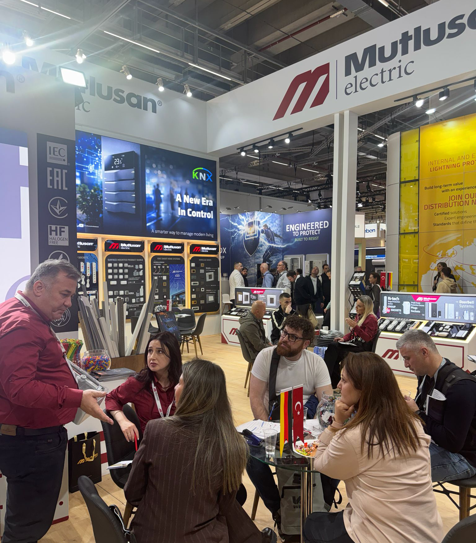 Mutlusan Elektrik olarak, Light + Building 2026’da KNX Tabanlı Akıllı Ev Sistemlerimizi Tanıttık